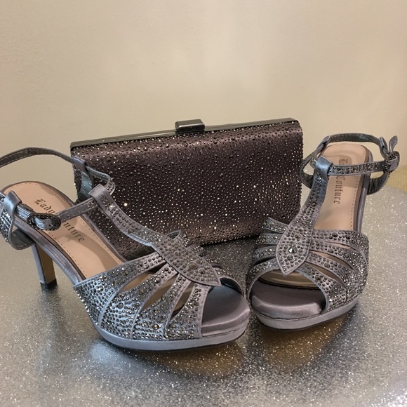 Lady Couture Shoes - Lady couture size 37 or 7 pewter midnight PROM!